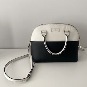 NWOT Kate Spade Carli Grove Black and Cream